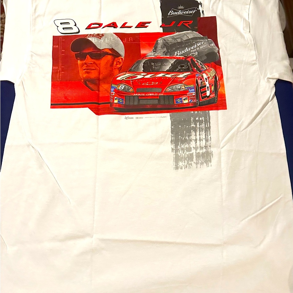 Official NASCAR Dale Earnhardt #8 Budweiser T-Shirt (Large)
